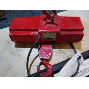 Used Coffing Model EMW-500B Electric Wire Rope Hoist 500 lbs 115v