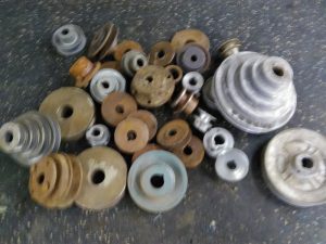 Used Mixed Lot of Pulleys