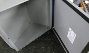 Hammond angled metal control box