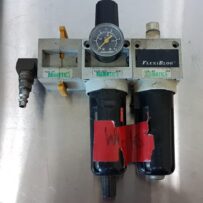 Used FlexiBlok Numatics Air Lubricator/Filter & Shut Off Valve