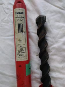 Used two flute carbide splined concrete drill Denmark