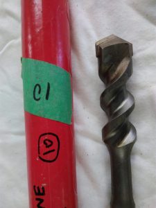 Used two flute carbide splined concrete drill Germany
