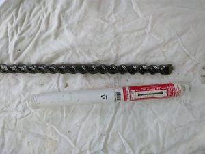 Used two flute carbide SDS MAX concrete drill Germany