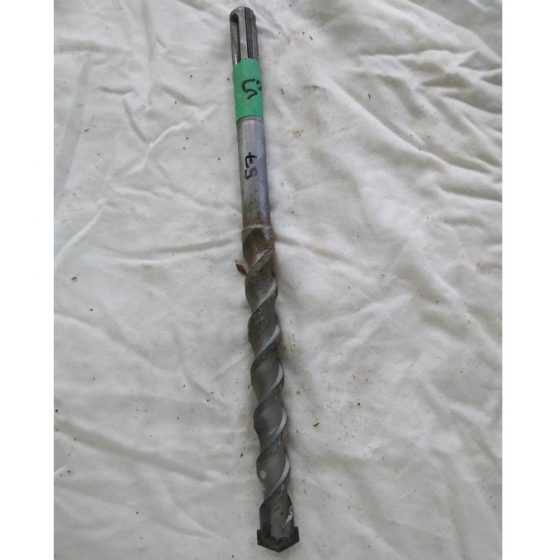 two flute carbide SDS MAX concrete drill Lightly used