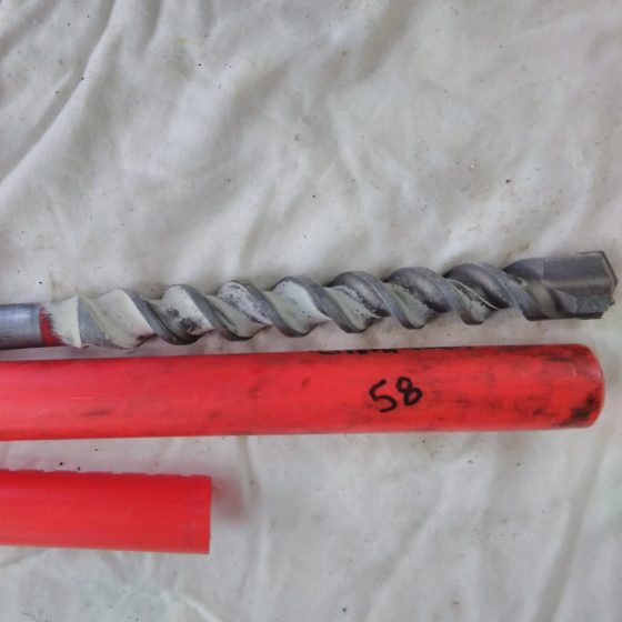FOUR flute carbide SDS MAX concrete drill Hilti Lightly used