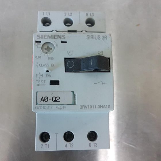 Siemens 3RV1011-OHA10 Circuit Breaker