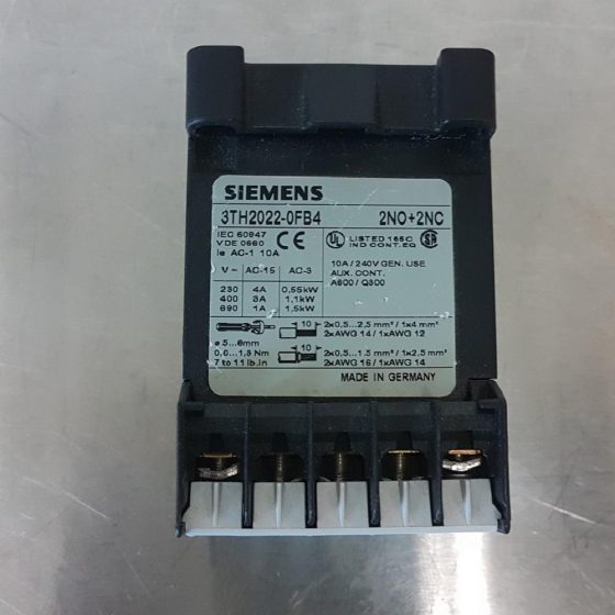 Siemens 3TH2022-0FB4 Control Relays