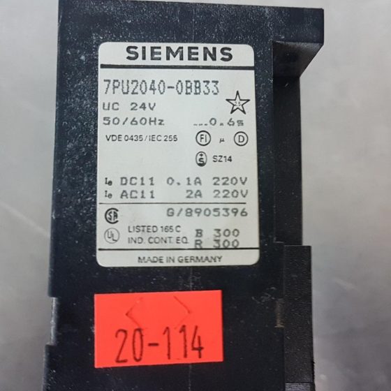 Siemens 7PU2040-0BB33