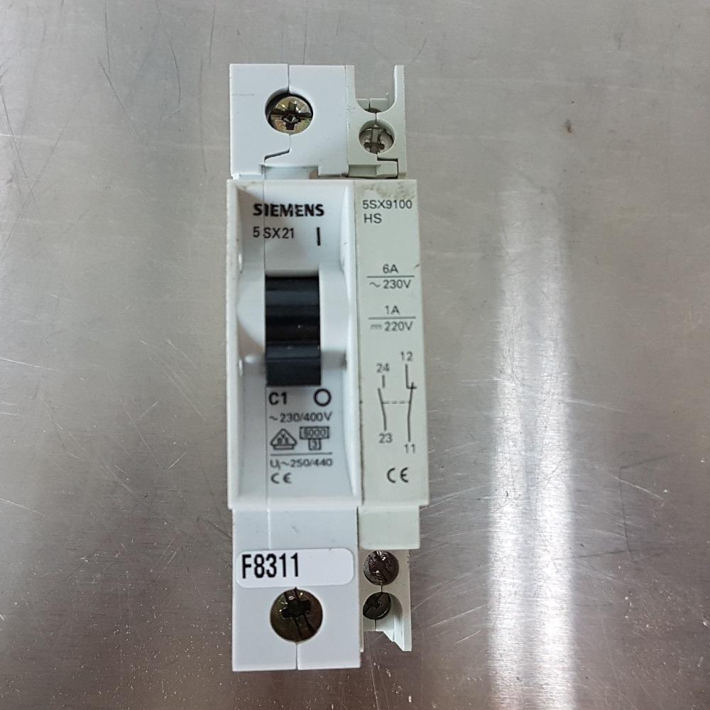 2x siemens 5sx9100 5sx9 100 1s 1ö auxiliares interruptor de corriente-unused/embalaje original 