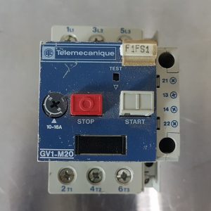 Used Telemecanique Motor Circuit Protector GV1-M20 With GV1-A01 Auxiliary