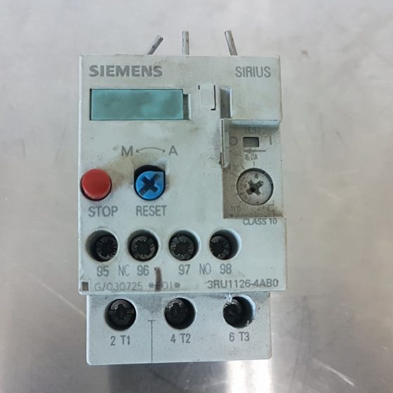 Siemens 3RU1126-4AB0 overload relay