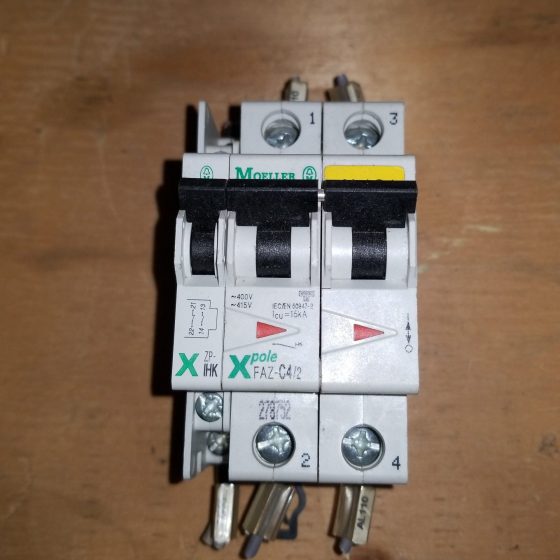 Moeller X pole FAZ - C4/2 circuit breaker