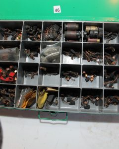 Ridgid Brushes & Motor parts with metal case