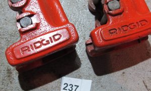 2 Ridgid pipe cutter ends