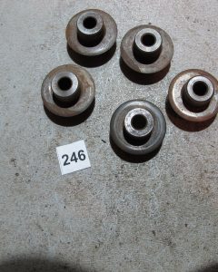 3 Ridgid F-515 Cutter wheels & 2 F-229 Cutter wheels