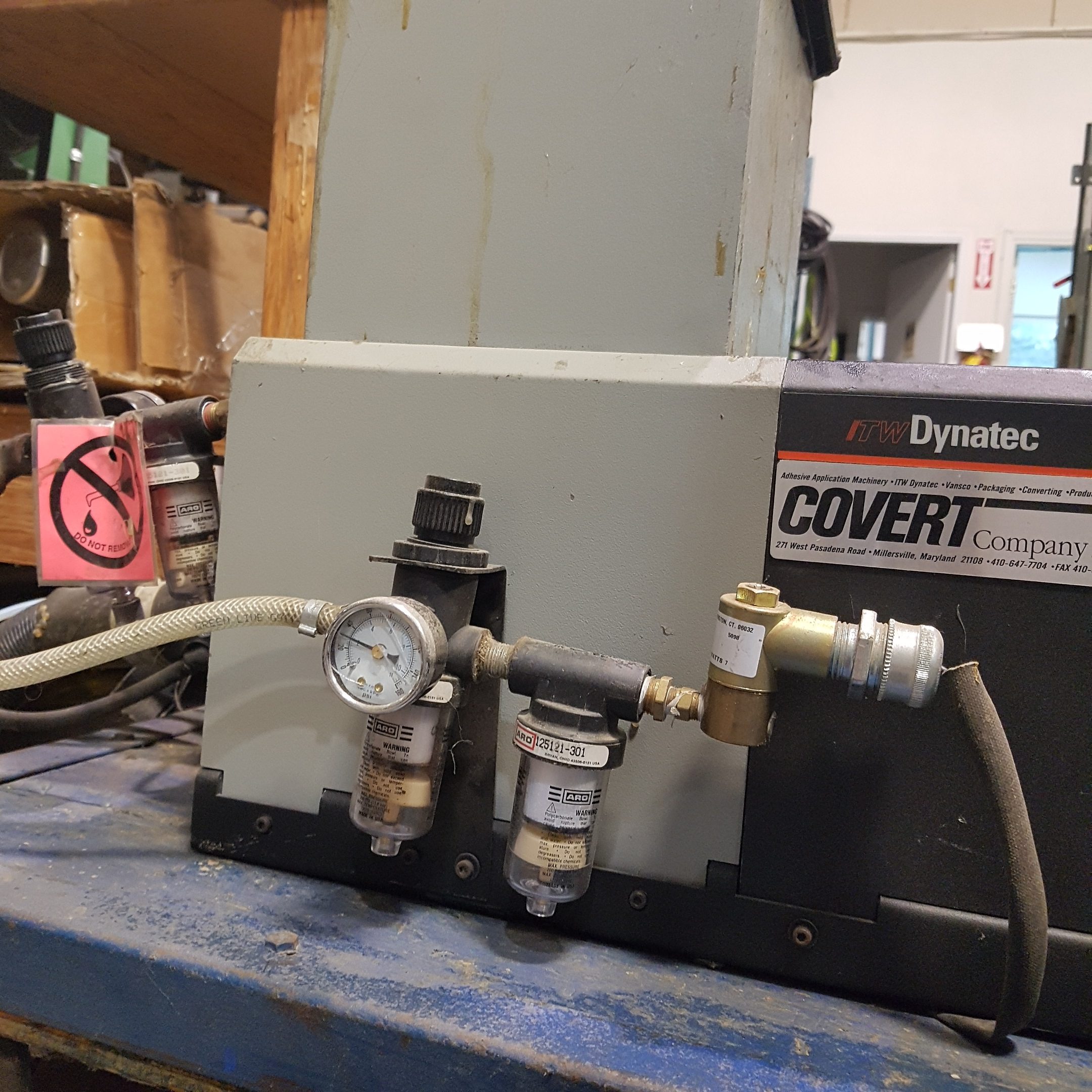 ITW Dynatec Hot Melt Adhesive Applicator Coast Machinery Group