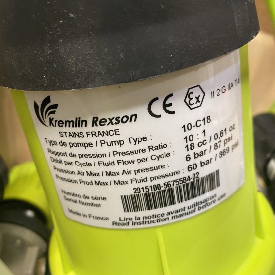 Kremlin Rexson Paint Pump