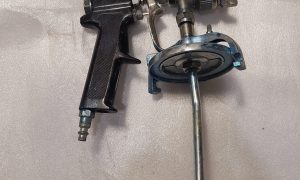 Black Spray Paint Gun