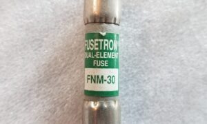 Fusetron FNM-30, 30 Amp Dual Element Fuse