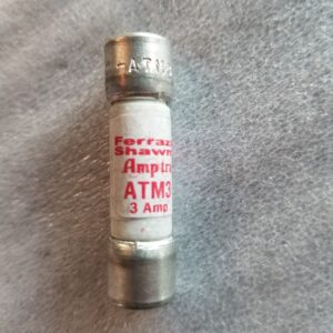Ferraz Shawmut ATM-3, 3 Amp Dual Element Fuse