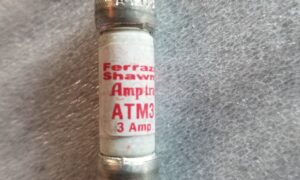 Ferraz Shawmut ATM-3, 3 Amp Dual Element Fuse