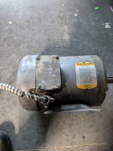 Used Baldor M3611T 3 HP Electric Motor