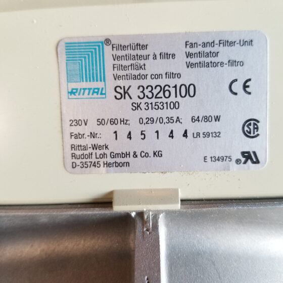Rittal SK 3326100 Fan and Filter Unit