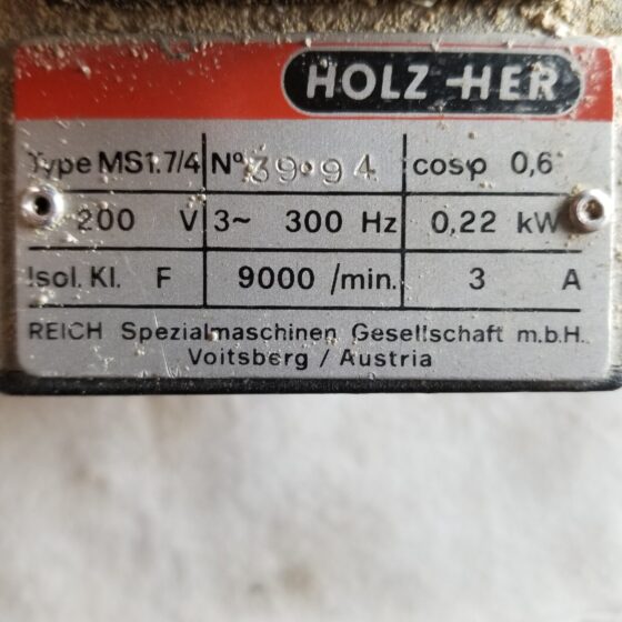 Holz-Her MS1. 7/4 Servo Motor