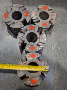 Corrugated Back Molder Cutter Head 120mm x 62mm