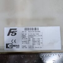 Homag F5 Frequency Inverter 07.F5.S1A-YAOO