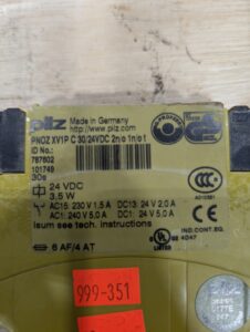 Pilz PNOZ XV1P C 30/24VDC Safety Relay Switch