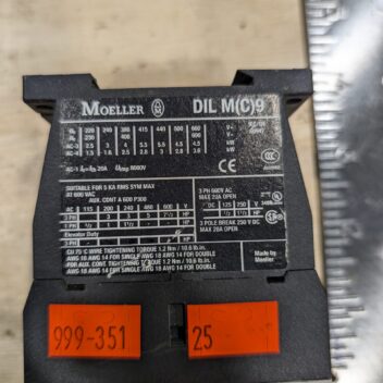 Moeller DIL M9C)9 Contactor Switch