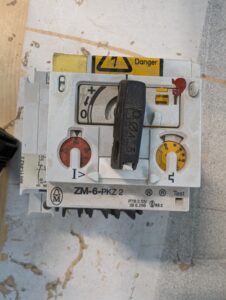 Used Klockner Moeller Motor Starter ZM-6-PKZ 2