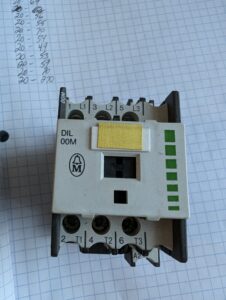 Used Klockner Moeller DIL 00 M Control Block