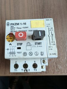 Used Klockner Moeller 1-16 with Aux. Motor Protection Switch