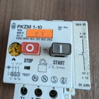 Used Klockner Moeller PKZM 1-10 With Aux. Motor Protection Switch