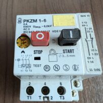 Used Klockner Moeller PKZM 1-6 With Aux. Motor Protection Switch