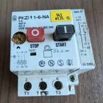 Used Klockner Moeller PKZM 1-6-NA with Aux. Motor Protection Switch