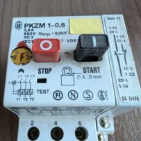 Used Klockner Moeller PKZM 1-0-6 With Aux. Motor Protection Switch