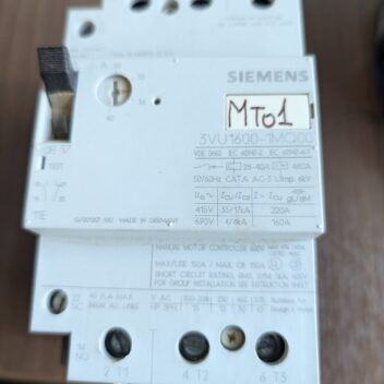 Used Siemens 3VU1600-1MQ00 Motor Starter Protector
