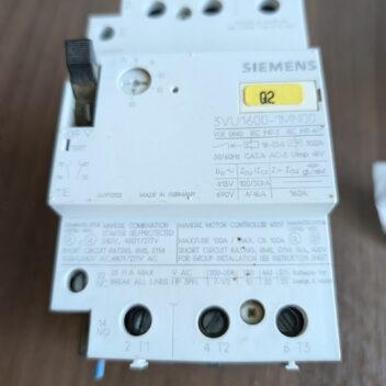 Used Siemen 3VU1600-1MN00 Motor Starter Protector