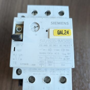 Used 120-296 Siemens 3VU1300-1MG00 Motor Starter Protector