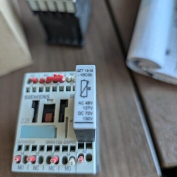 Used Siemens 3RH1122-2AF00 Contact Block with a 3Zt 1916-1BC00 Surge Suppressor