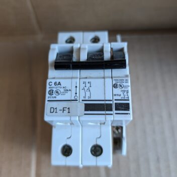Used Altech C6A Circuit Breaker with H1U Aux Switch