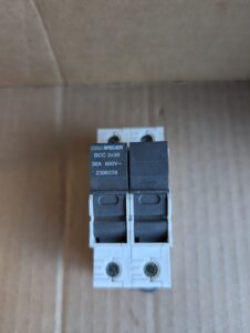 Used Ital Weber BCH 1X39 2-Pole Fuse Holder Protector