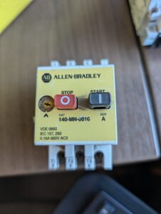 Used Allen Bradley Motor Control Switch 140-MN-0016