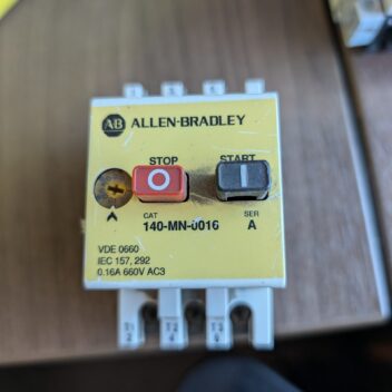 Used Allen Bradley Motor Control Switch 140-MN-0016