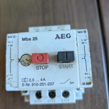Used AEG MBS25 Motor Circuit Breaker E-NR-910-201-207