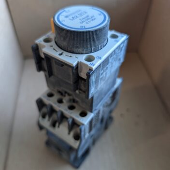 Used Telemecanique LA2 DT2 Time Delay with Block Connector