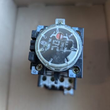 Used Moeller TPD 11 DIL Pnuematic Timer Module With Delay Function & DIL Connector Block